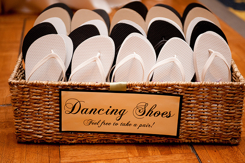 Flip Flops for wedding | Gala Wedding Facility Marietta, GA 