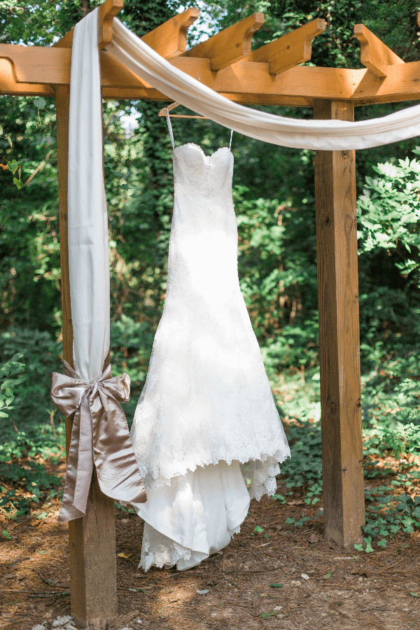 outdoor bride dress photo at Gala